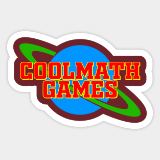 Coolmath Planet Logo Sticker